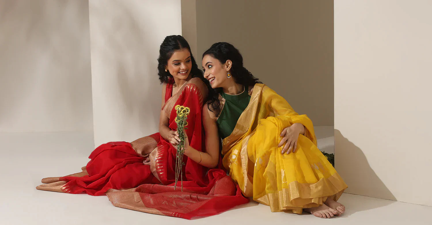 The Whisper of Silk And Glint of Zari: Unveiling House of Jainam Story's New Chanderi Collection