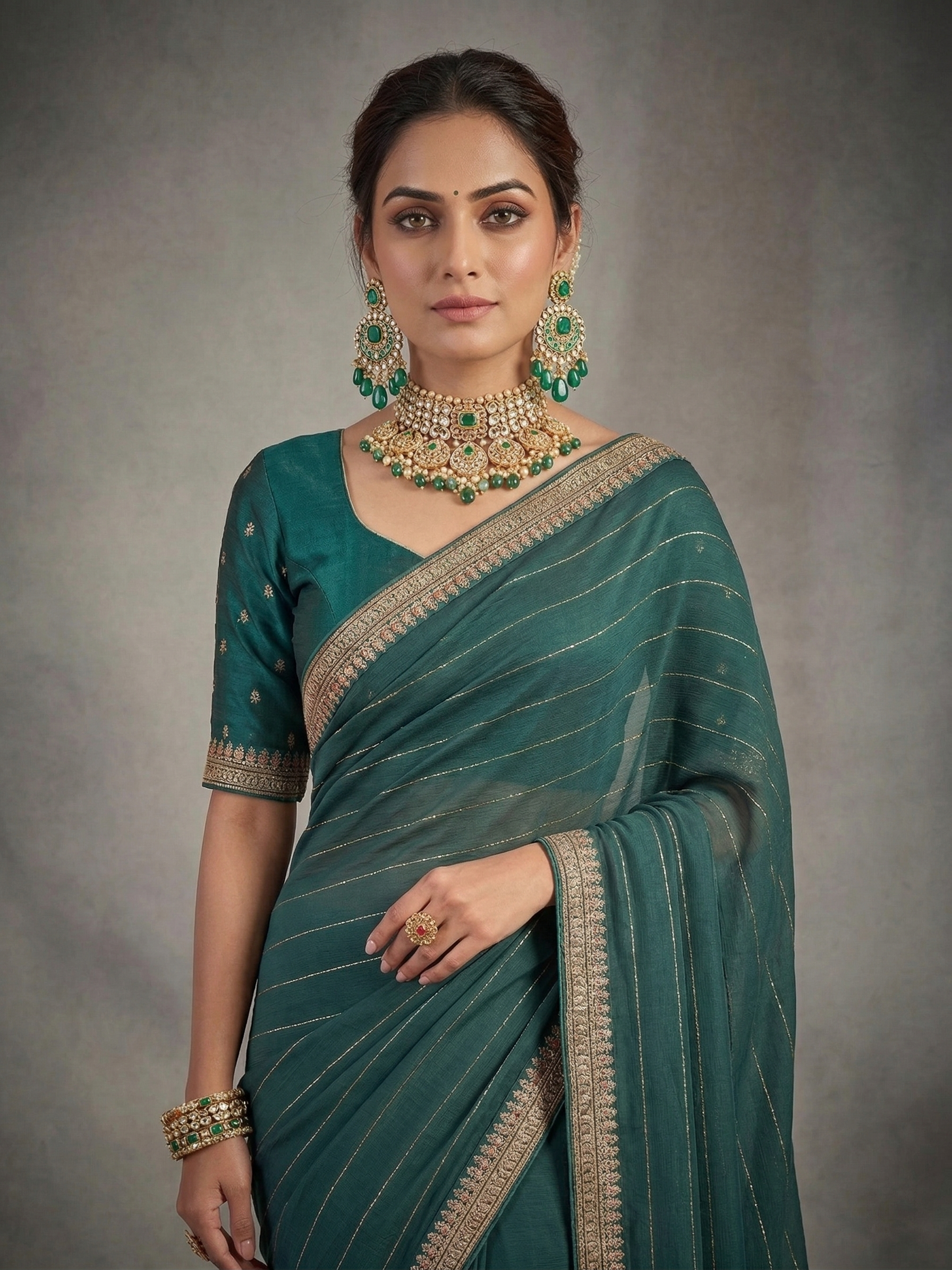 Ethnic Vichitra Silk