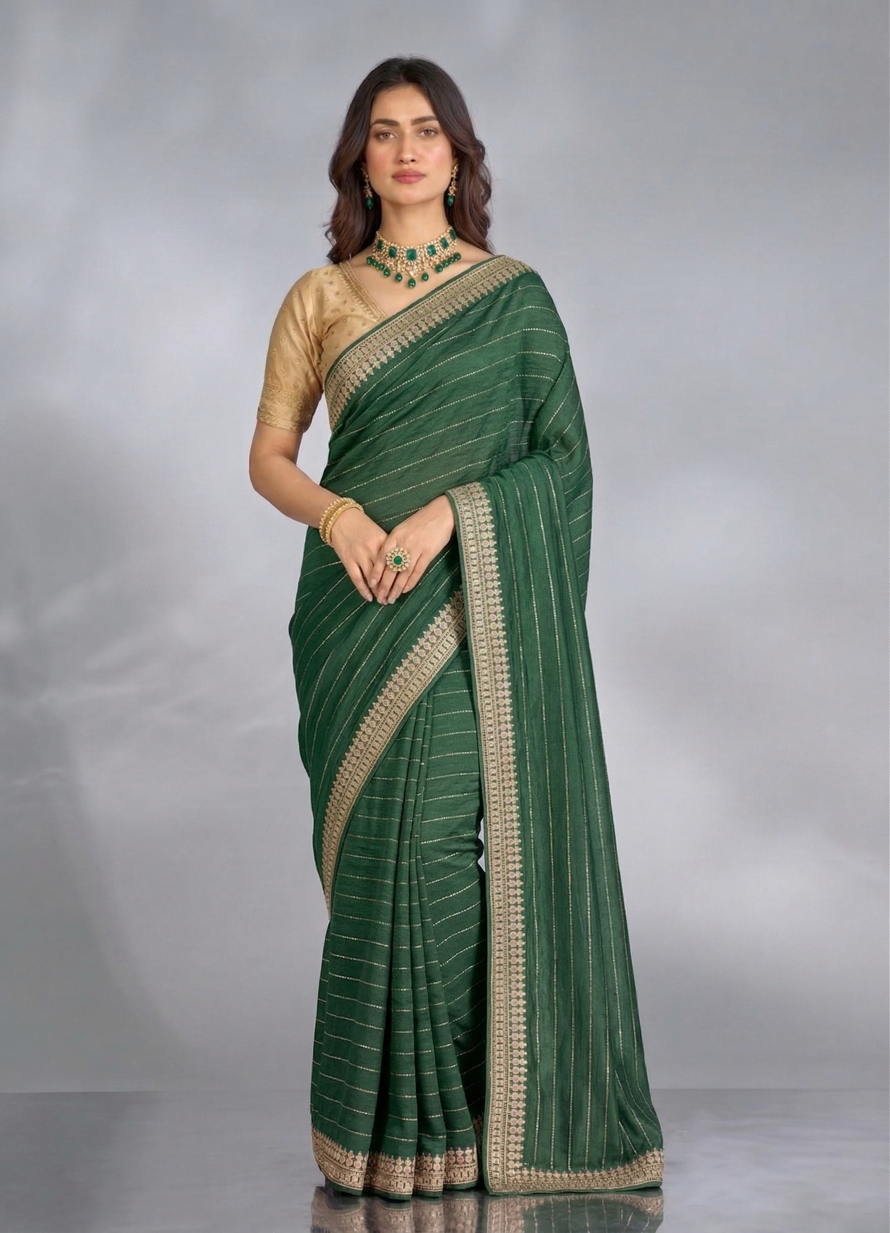 Ethnic Vichitra Silk