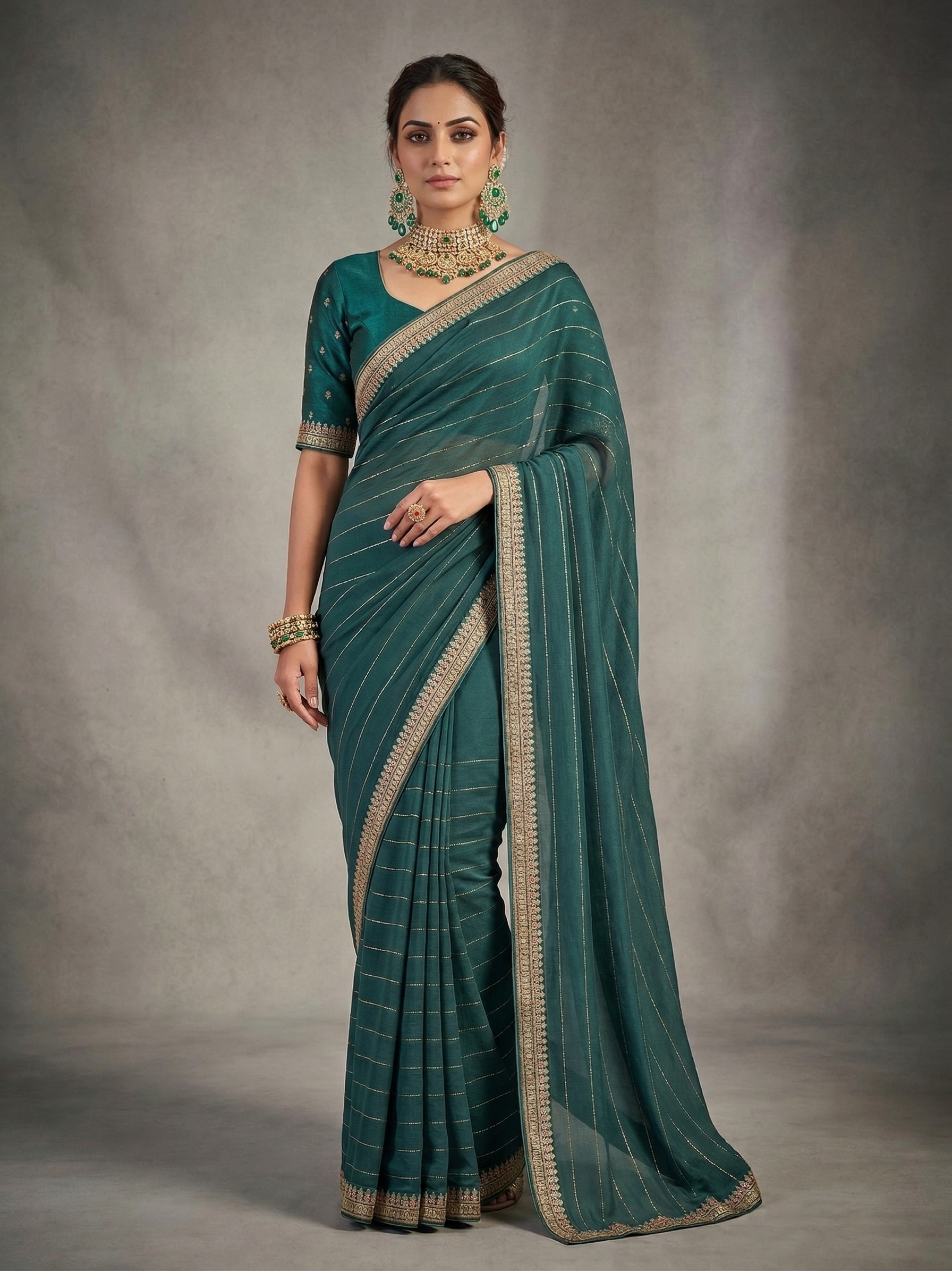 Ethnic Vichitra Silk