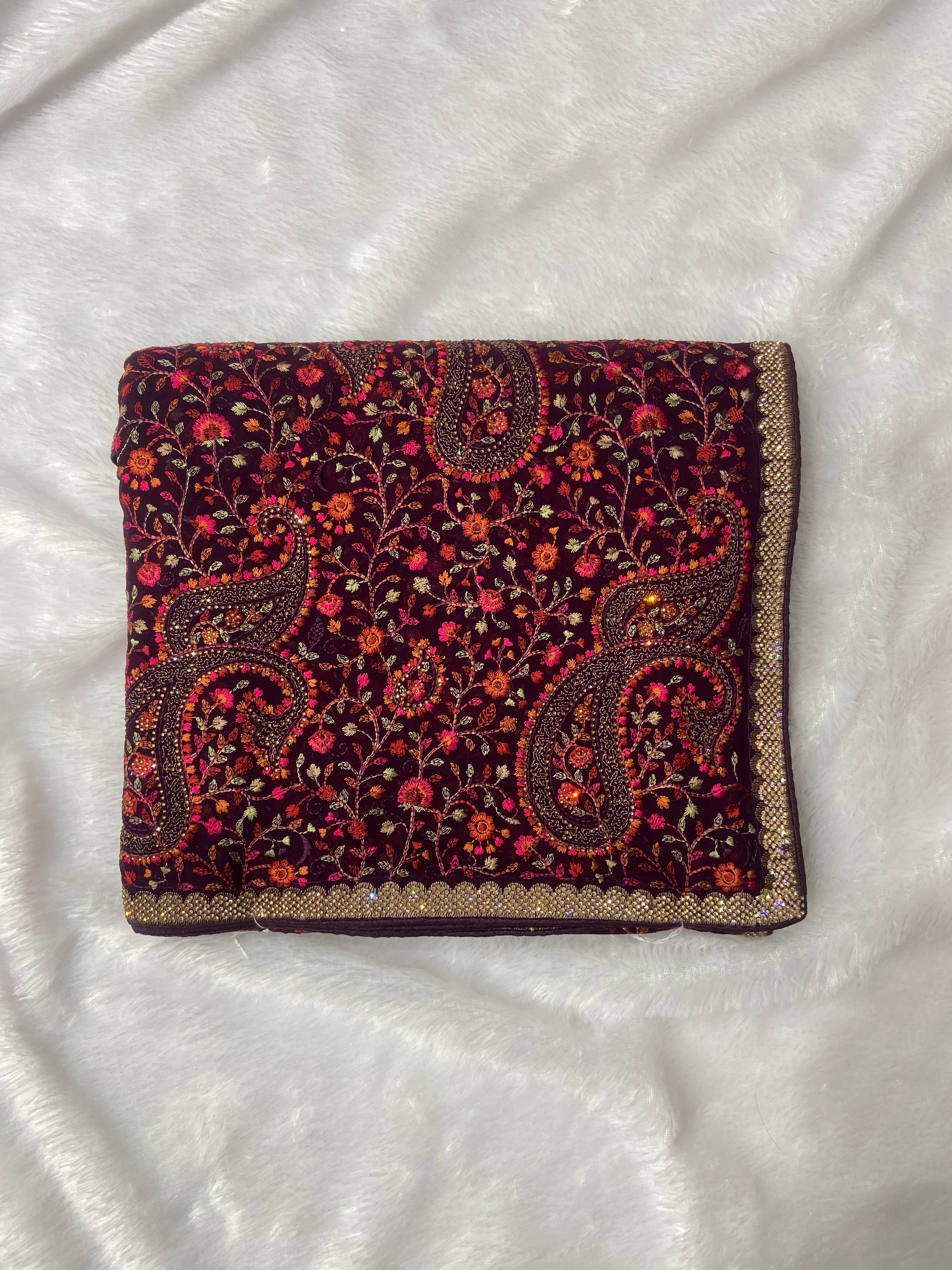 Kashmiri work Saree