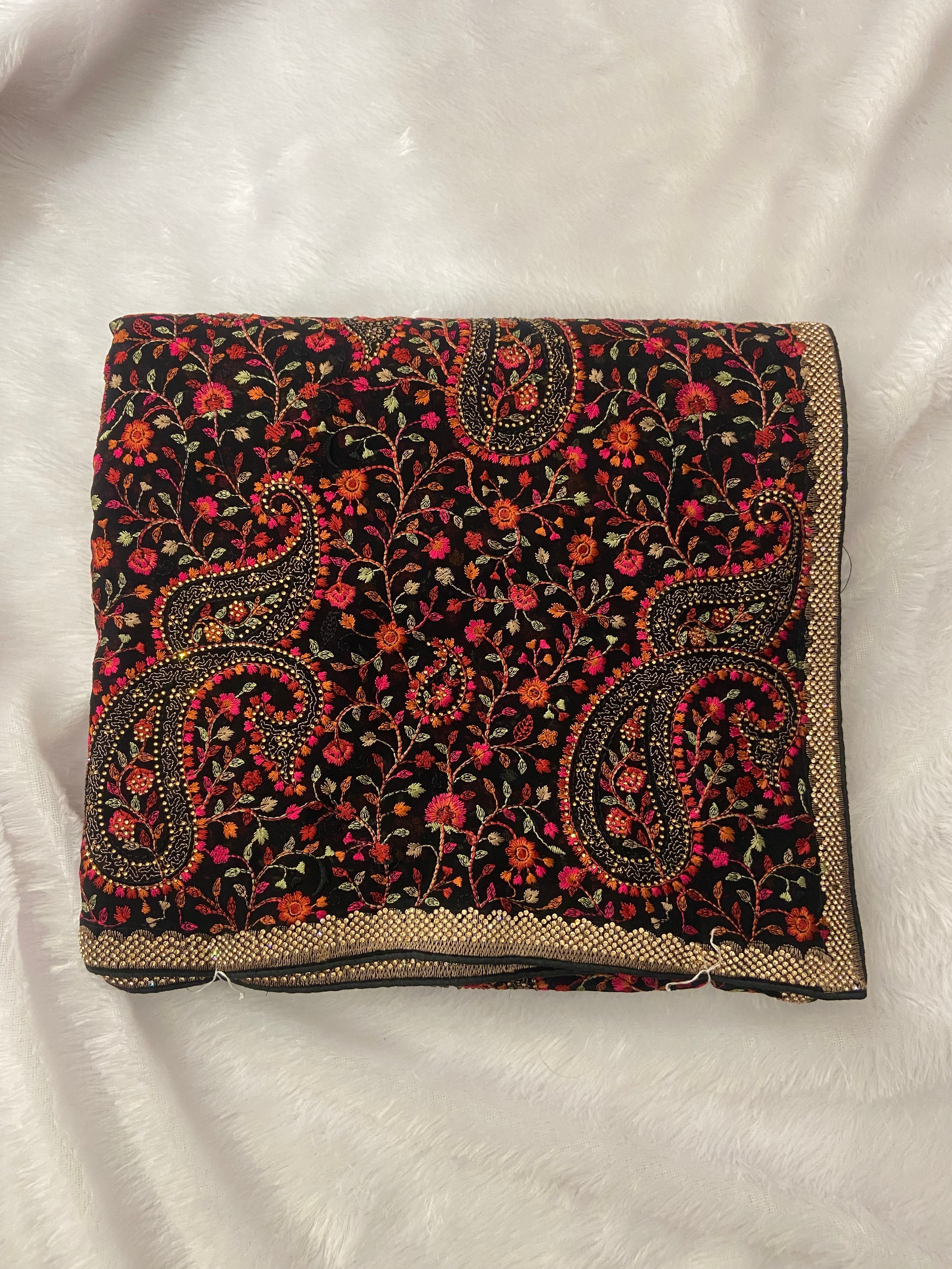 Kashmiri work Saree