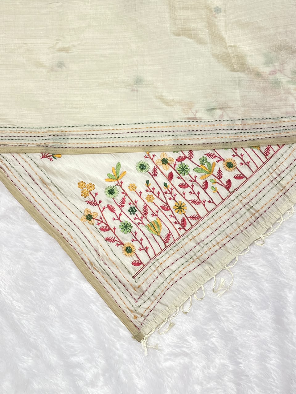 Cotton Thread Work saree